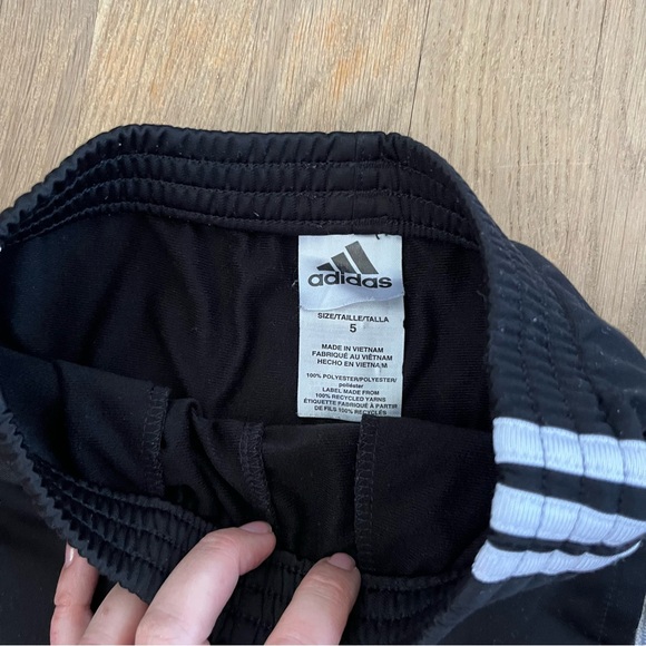 Kids black and blue adidas track suit set - Picture 3 of 7